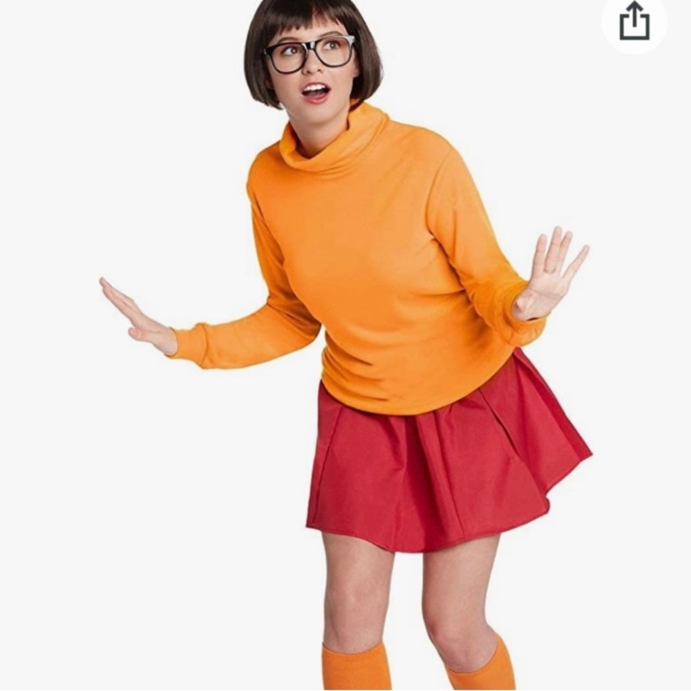 Scooby-Doo Velma Costume  fits up to Size 8